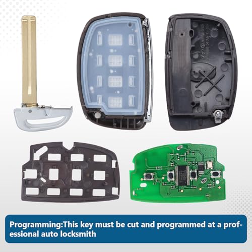 Keyecu Replacement Smart Remote Car Key Fob for Hyundai Tucson 2018-2021 TQ8-FOB-4F11 95440-D3510 434MHz 4Buttons - Image 3