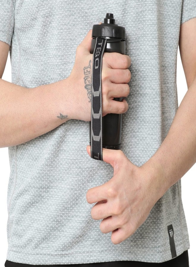 TEGO Rush Running Water Bottle | 500 ml | Lightweight & Squeezable | Plant-Based Polymer | BPA-Free Sports Lid | Hand Strap for Easy Grip - Image 4