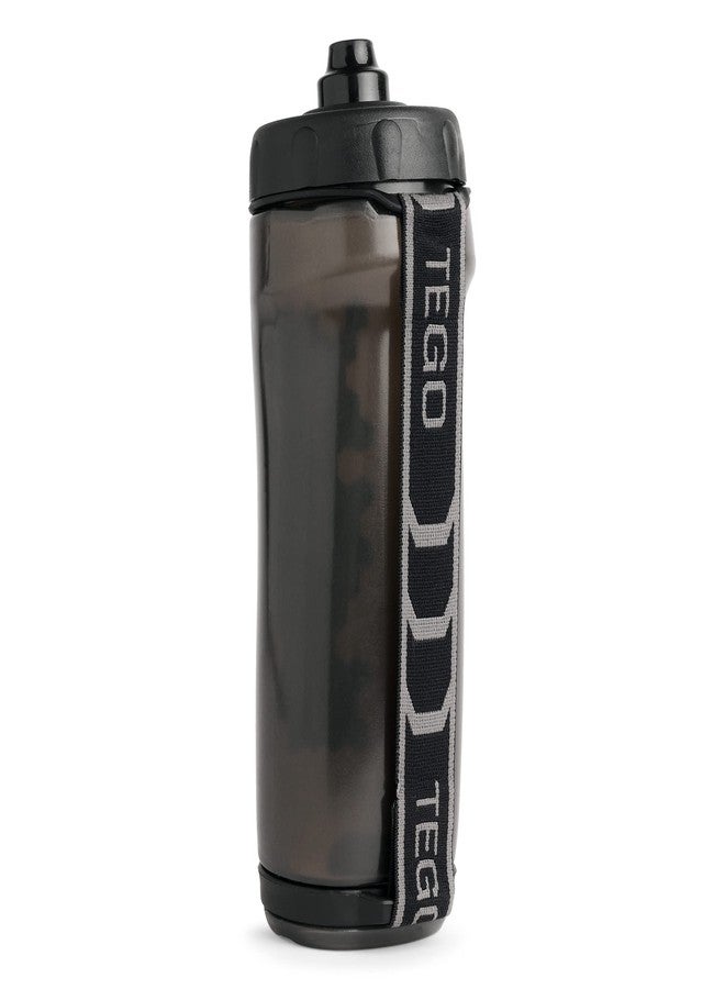 TEGO Rush Running Water Bottle | 500 ml | Lightweight & Squeezable | Plant-Based Polymer | BPA-Free Sports Lid | Hand Strap for Easy Grip - Image 2