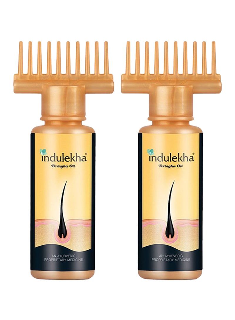 INDULEKHA Pack Of 2 Bringha Hair Oil 100+100ml - Image 1