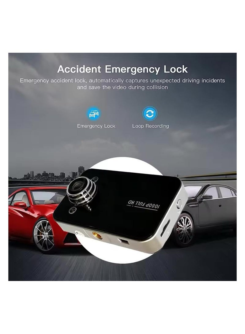 Full HD 1080P Car Camera Front Loop Recording Car Camera Motion Detection Night Vision 140 Degree Viewing Angle, With or Without Card