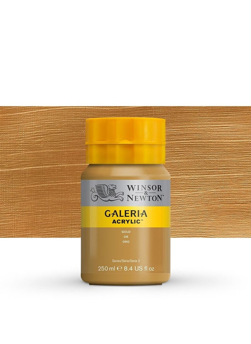 WINSOR & NEWTON Galeria acrylic paint gold 250 ml 