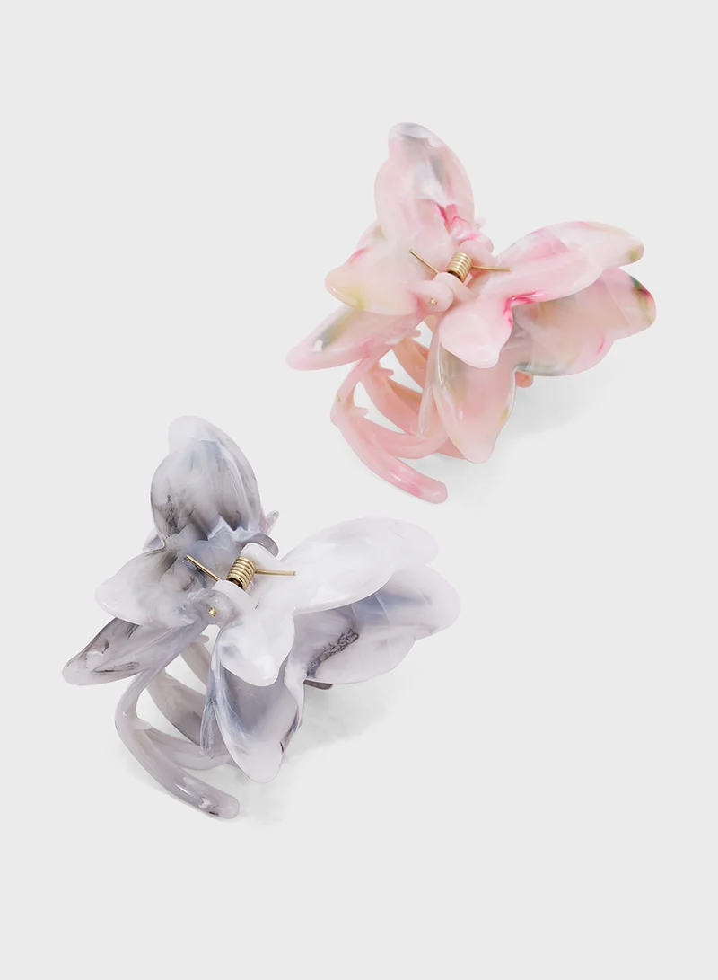 Ginger 2 Pack Butterfly Claw Clip