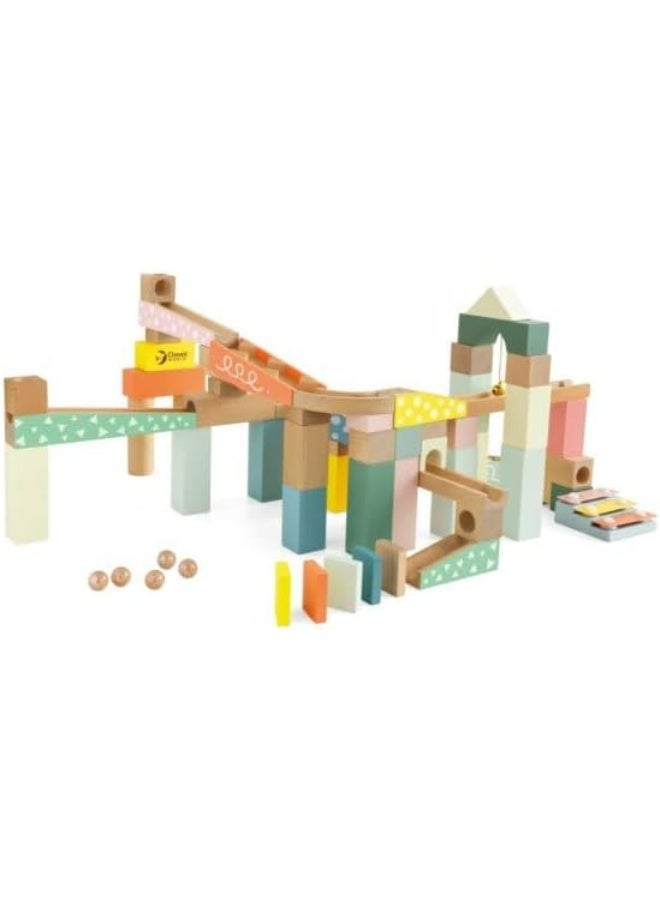 Classic World Wooden Marble Maze Blocks - Image 1
