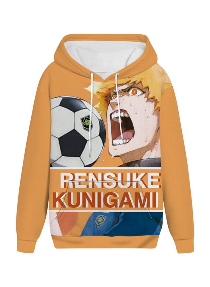 Loquat BLUE LOCK BLUE PRISON 3D DIGITAL PRINT HOODIE - Image 1