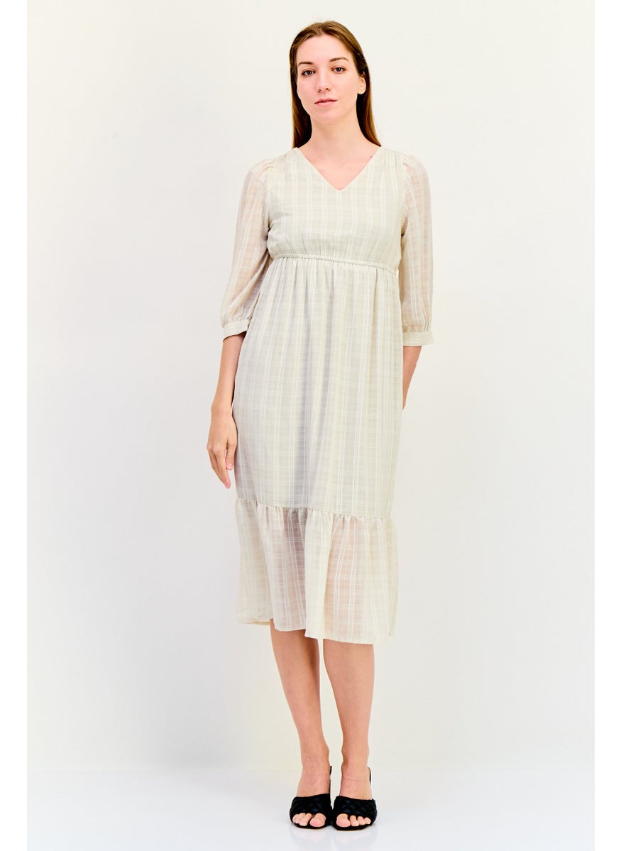 ONLY Women Plaid Midi Dress, Multicolor  - Image 1