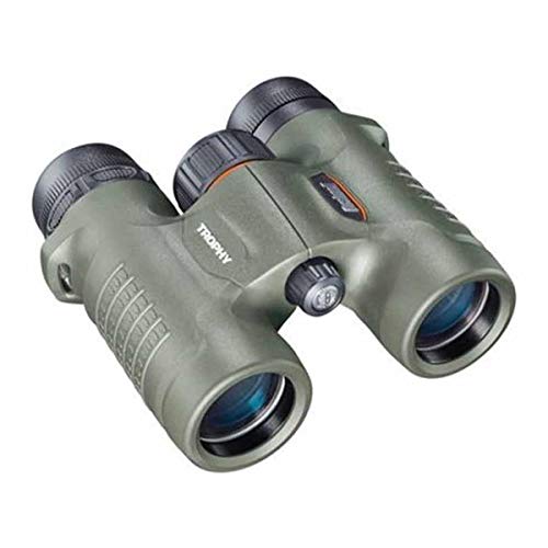 Bushnell Trophy Binocular, Green 8x32, Roof Prism System and Focus Knob for Easy Adjustment - Image 1