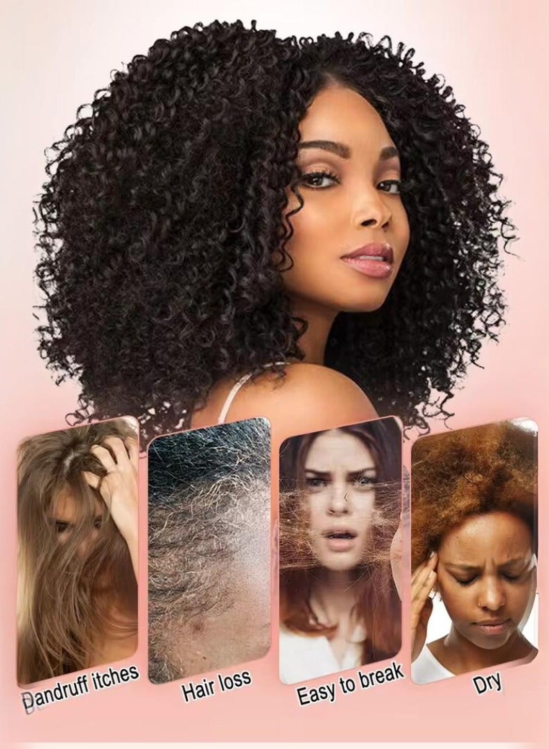 Sevich 5X Rapid Hair Growth Oil with Batana Chebe Rosemary Fenugreek and Amla Oil Hair Growth Oil and Scalp Treatment Super 5 in 1 Oil Anti Hair Loss Oil and Hair Regrowth Scalp Treatment Oils - Image 2