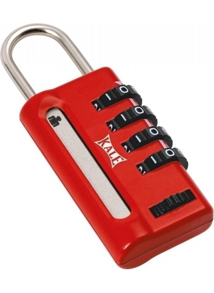 KALE Combination Padlock 4-Digit Encryption with Information Window 20 200 Bidirectional Gray 1 Piece 