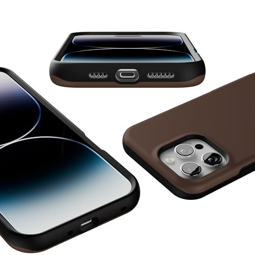 Casely iPhone 16 Pro Max Case | The Boyfriend Collection | Espresso Brown | Bold Protective Design | MagSafe Compatible Design - Image 3