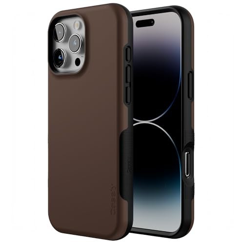 Casely iPhone 16 Pro Max Case | The Boyfriend Collection | Espresso Brown | Bold Protective Design | MagSafe Compatible Design - Image 2