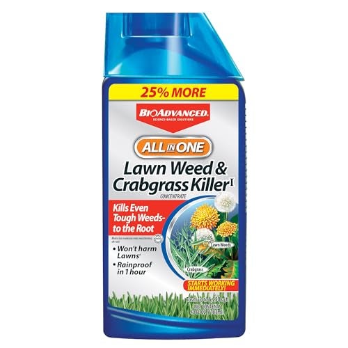 BioAdvanced All-In-One Lawn Weed and Crabgrass Killer I, Concentrate, 40 oz - Image 1