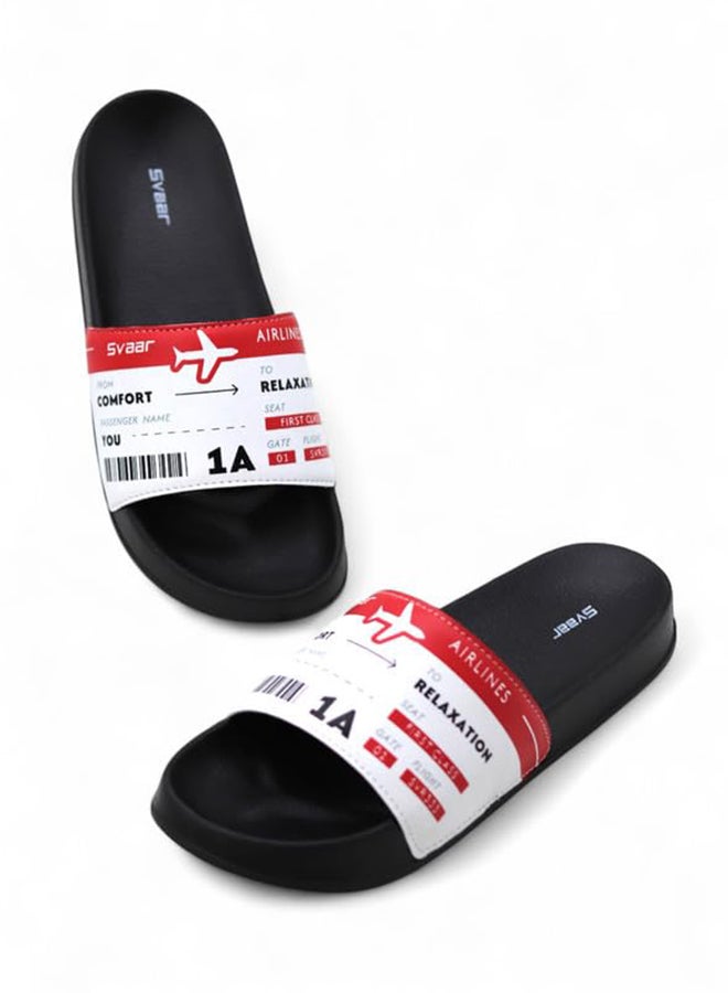 SVAAR صنادل سفاار للرجال بتصميم بطاقة الصعود - Image 1