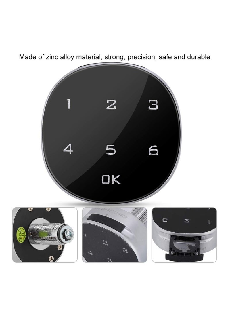Excefore Cabinet Lock Digital Code Lock Touch Screen 15 Digital Combination Locks Electronic Anti-Theft Lock for Wardrobe Tool Box Cabinet Drawer Mailbox School Locker  - Image 5