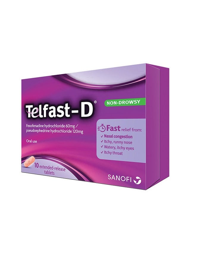Telfast D Tablet 10's