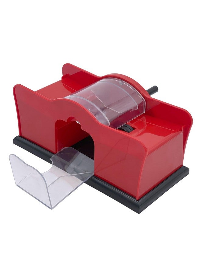 CHH خلاط بطاقات يدوي CHH - خلاط بطاقات يدوي لبطاقات اللعب بحجم قياسي أو بريدج - هادئ وسهل الاستخدام - مصمم لعدد 2 من الطوابق - Image 1