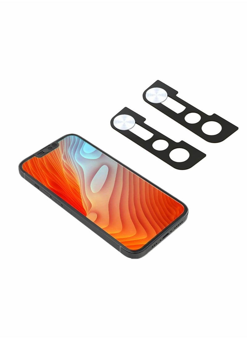 Y&D - Front Camera Privacy Guard Protects and Security Without Compromising Facial Recognition Compatible with iPhone 13, 13 Mini, Pro, Pro Max, 1pcs Silver - Image 1