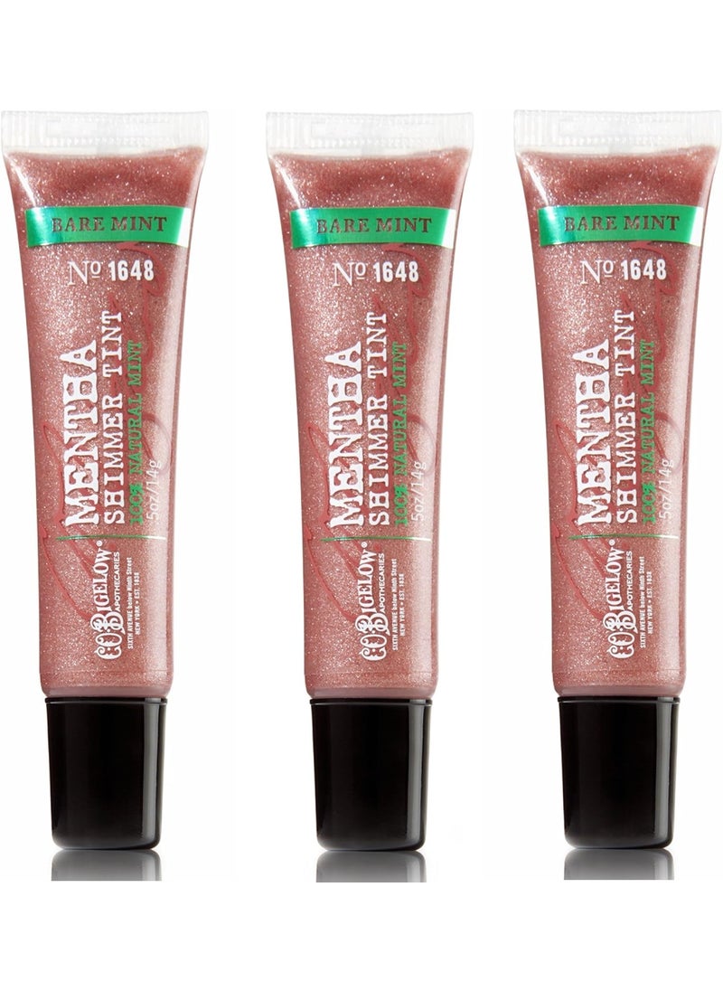 C. O. Bigelow Bath  Body Works CO Bigelow 3 Pack Mentha Shimmer Tint Bare Mint 1648 