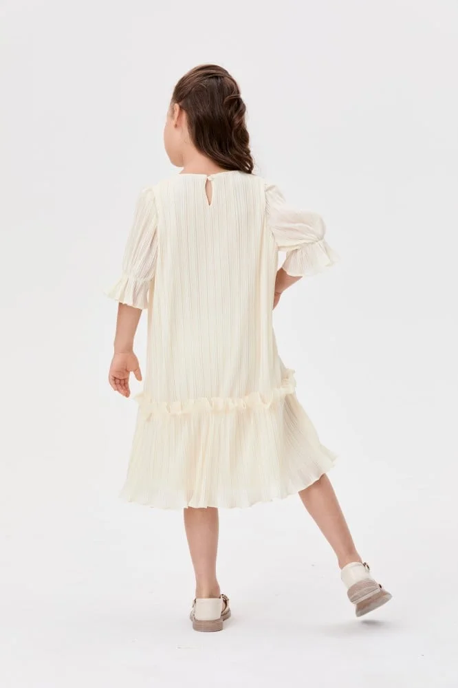 Tenda Ruffled Pleated Dress