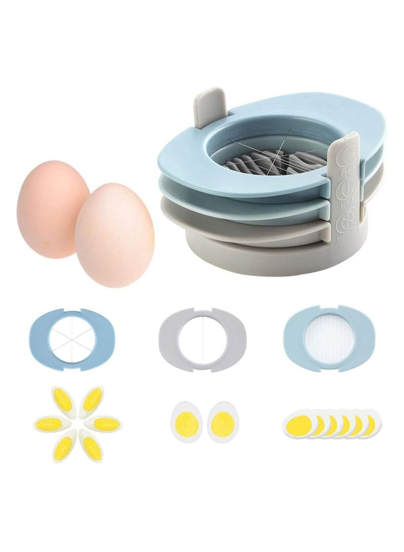 KASTWAVE Egg Cutter Slicer, Multipurpose Egg Slicer Cutter 3 in 1 with Stainless Steel Wire Cutting line Cooking Tools for Cutting Eggs, Salads, Strawberries, Mushrooms, Kiwis, Banana - Image 5