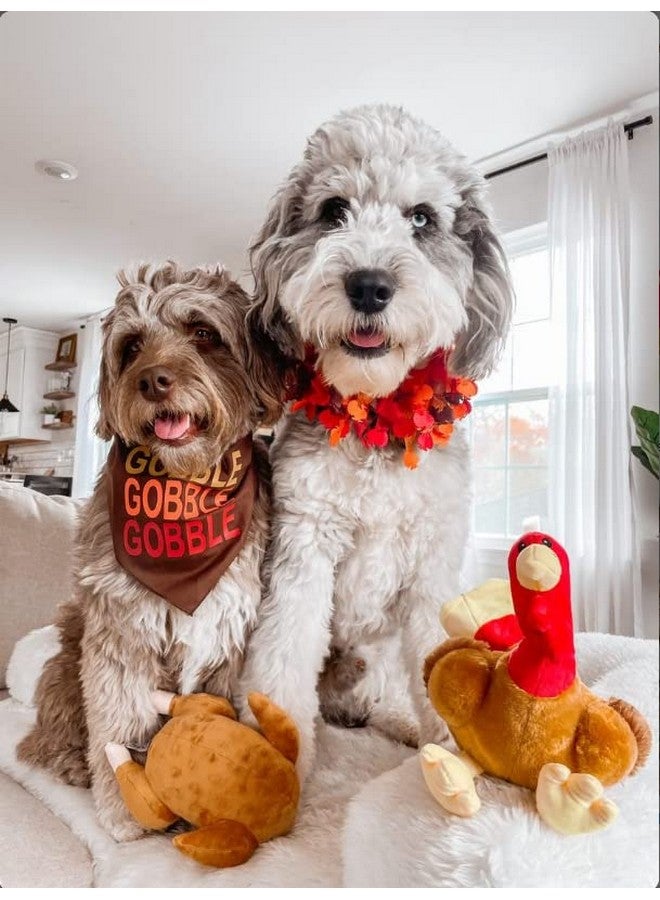 Midlee Roasted Thanksgiving Turkey Plush Dog Toy (Small) - Image 5
