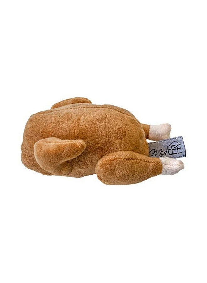 Midlee Roasted Thanksgiving Turkey Plush Dog Toy (Small) - Image 1