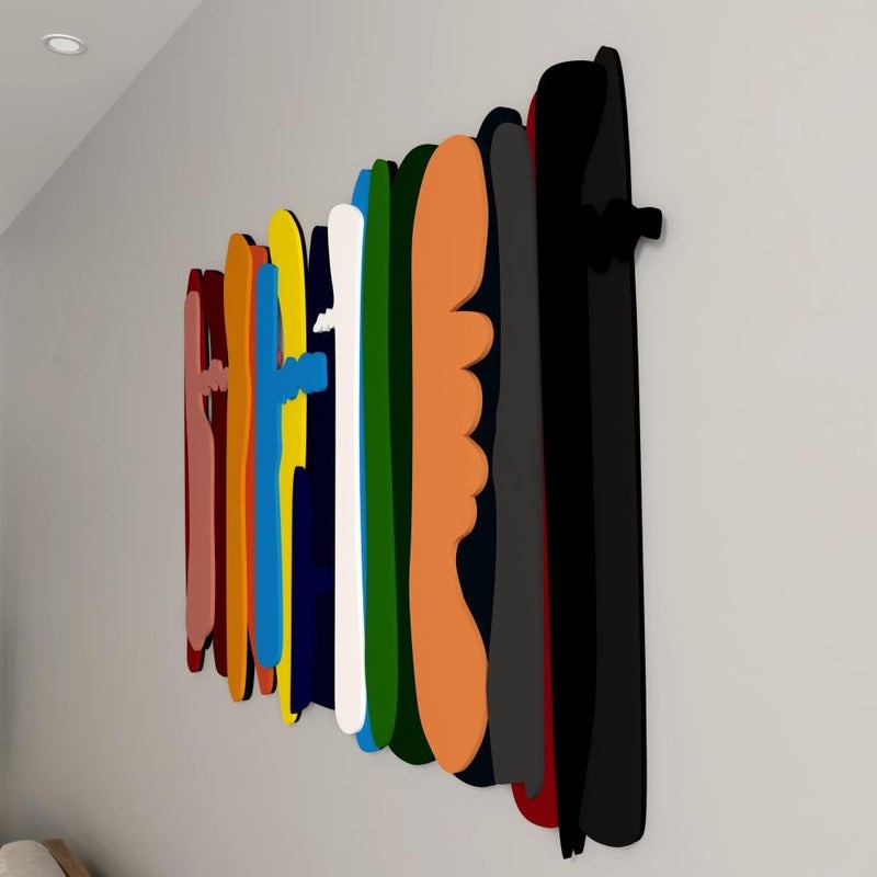 ماركتنا منحوتة ديكور خشبية بتصميم تجريدي - Image 3