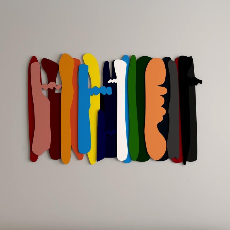 ماركتنا منحوتة ديكور خشبية بتصميم تجريدي - Image 2