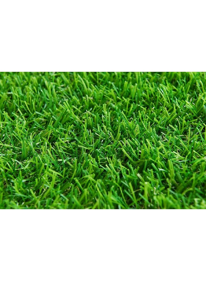 Hearts حصيرة عشب صناعي | مادة PVC بسمك 45 مم ومظهر واقعي | لشرفة أو بساط مدخل | الحجم 16 × 24 بوصة (أخضر) - هارت11761 - Image 2