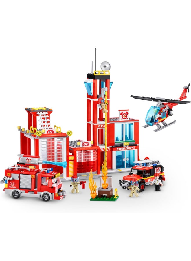 Zuru Max MAX Adventure Fire Station Playset (976 pieces) - Image 2