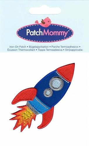 PatchMommy رقعة باتش مامي صاروخ، ملصق حراري/خياطة - تطبيقات للأطفال - Image 3
