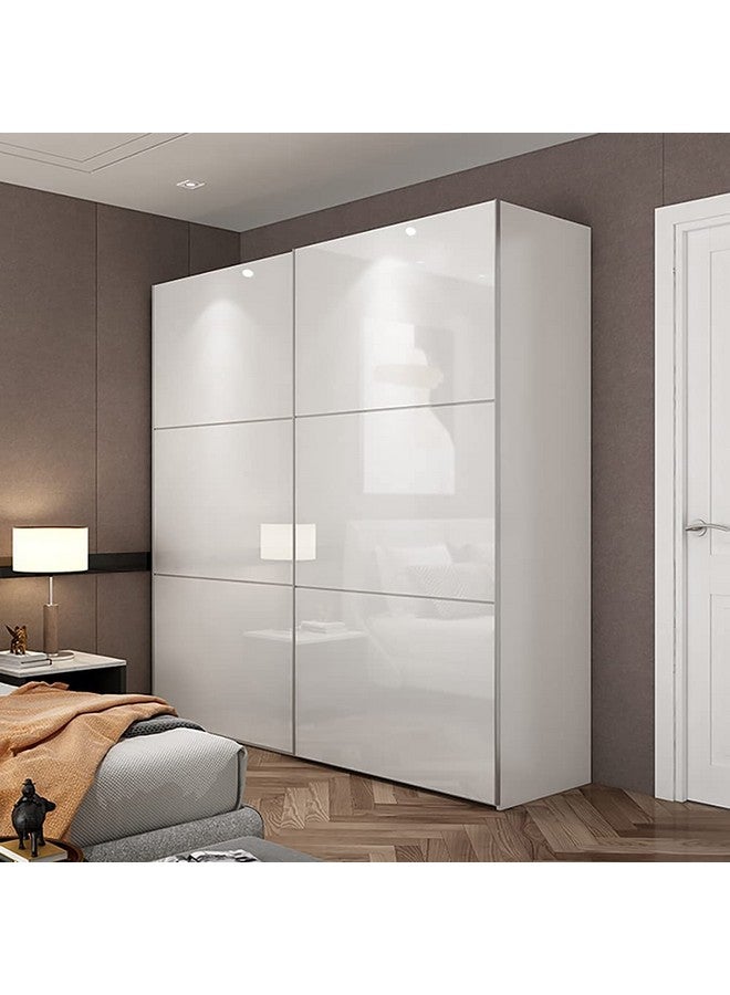 ويسدم ورق حائط ذاتي اللصق وقابل للإزالة مقاوم للماء ورق كونترتوب ورق اتصال للخزانة وأثاث سطح المطبخ من الفينيل (24 × 100 بوصة أبيض لامع) - Image 2