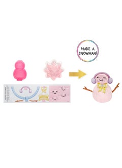 RAINBOW HIGH Winter Wonderland Bella - Pink 11” Fashion Doll With Magic Snow Hidden In Fashion That Puffs Up With Water, And Snowman Kit, Great Gift For Kids 4-12 Years Old  - Image 4