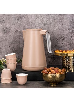 Dallaty Vacuum Flask Plastic Abundance Beige 1L  - Image 2