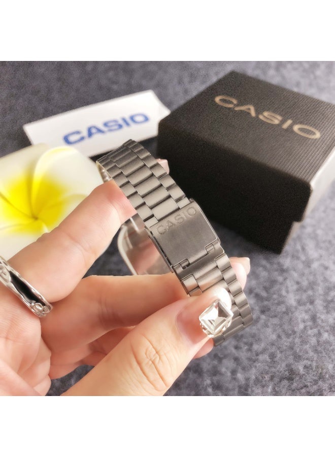 كازينو كلاسيك رجالي وأنيقة السيدات متعددة الوظائف سبائك كوارتز مربعة الفولاذ المقاوم للصدأ ووتش 36 مم - Image 2