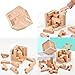 SHUYUE Wooden Brain Teaser Puzzles Box Brain Teasers Wooden Puzzle TShaped Geometric Intellectual Jigsaw Logic Cube Puzzles Mind Games for Kids and Adults - Image 4