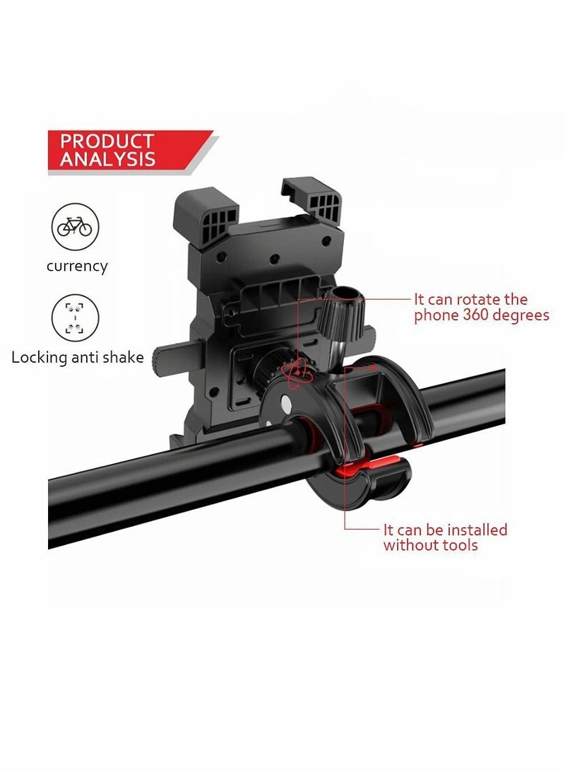 Y&D - Bicycle Phone Holder, Motorcycle Handlebar for Mountain Bike and Stroller one-Key Lock, Suitable 4.7-7 inch Phones, 11 Pro max, S9, galax S21 note20 - Image 1