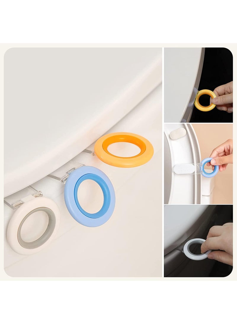 Sweet seven 2 PCS Toilet Lid Lifter - Handle Toilet Seat Lifter for Potty Training - Hygienic Toilet Cover Lifter (White) - Image 5