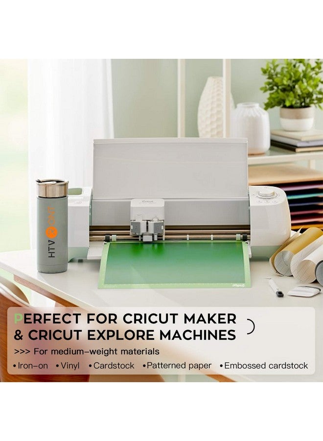 HTVRONT Standard Grip Cutting Mat for Cricut, 6 Pack Cutting Mat 12x12 for Cricut Maker 3/Maker/Explore 3/Air 2/Air/One, Standard Adhesive Sticky Quilting Cutting Mats Replacement Accessories - Image 5