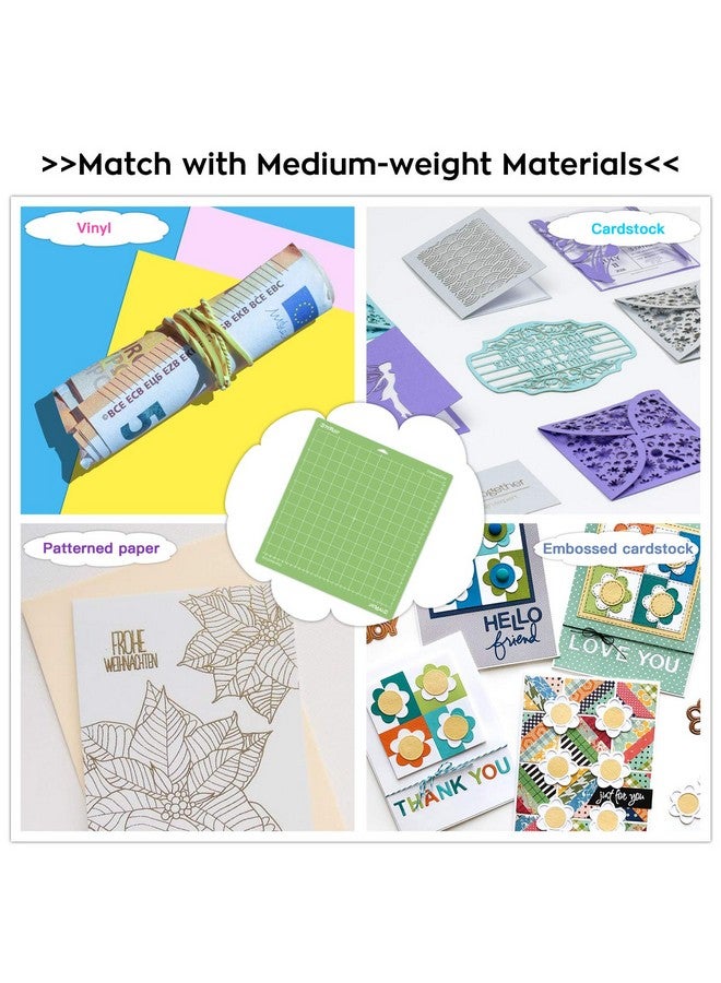 HTVRONT Standard Grip Cutting Mat for Cricut, 6 Pack Cutting Mat 12x12 for Cricut Maker 3/Maker/Explore 3/Air 2/Air/One, Standard Adhesive Sticky Quilting Cutting Mats Replacement Accessories - Image 2