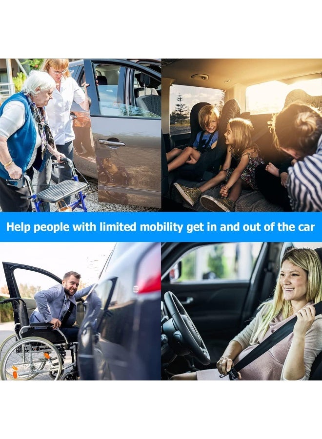 Car Door Assist Support Handle for Elderly and Handicapped, Multifunction Window Breaker Emergency Tool, Grab Bar Handle for Seniors (Red) - Image 5