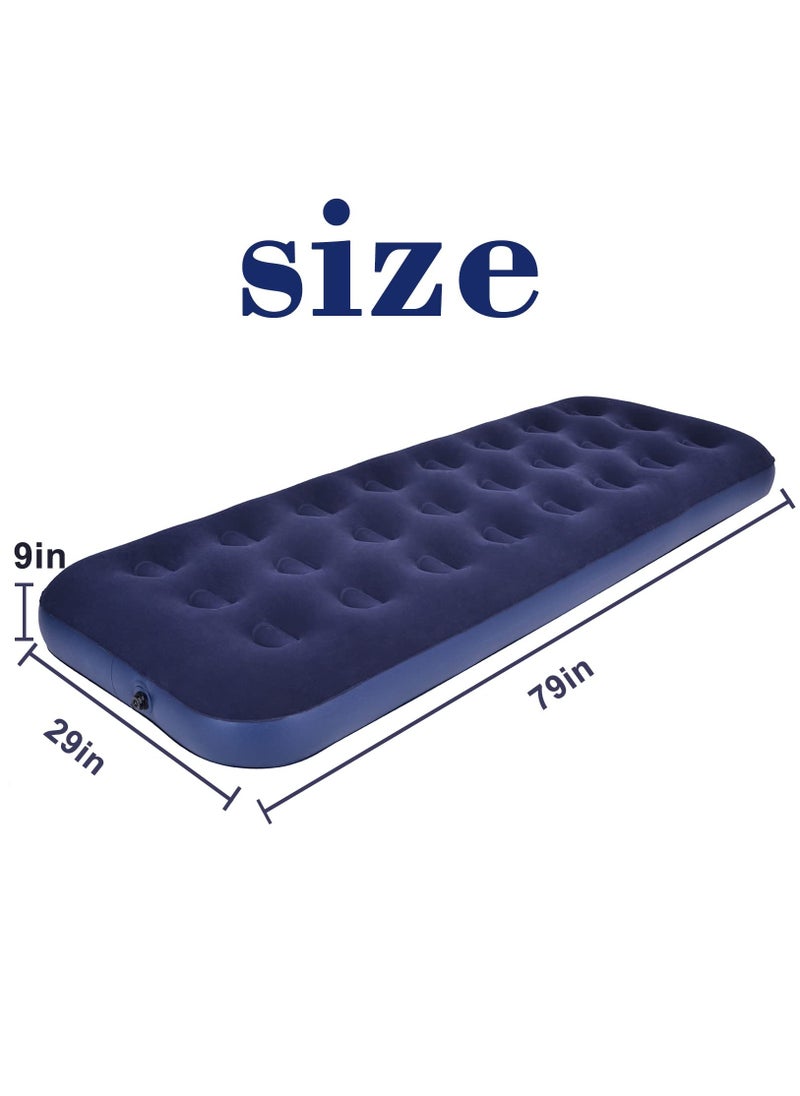 Arabest - Single Size Air Mattress Inflatable Bed, Blow Up Mattress Camping Sleeping Pad - Image 1