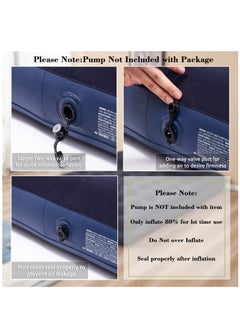 Arabest Single Size Air Mattress Inflatable Bed, Blow Up Mattress Camping Sleeping Pad  - Image 4