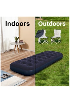 Arabest Single Size Air Mattress Inflatable Bed, Blow Up Mattress Camping Sleeping Pad  - Image 3