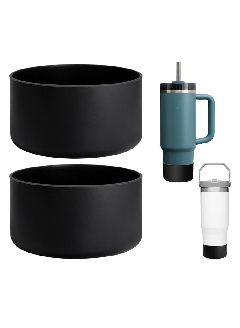 SYOSI 2-Pack Silicone Boot for Stanley 40 30 oz Quencher Adventure Tumbler, Water Cup Silicone Protective Bottom Cover, Stanley Cup Protector Sleeve Cover Boots for Stanley 40 30 oz Silicone Boot  - Image 2