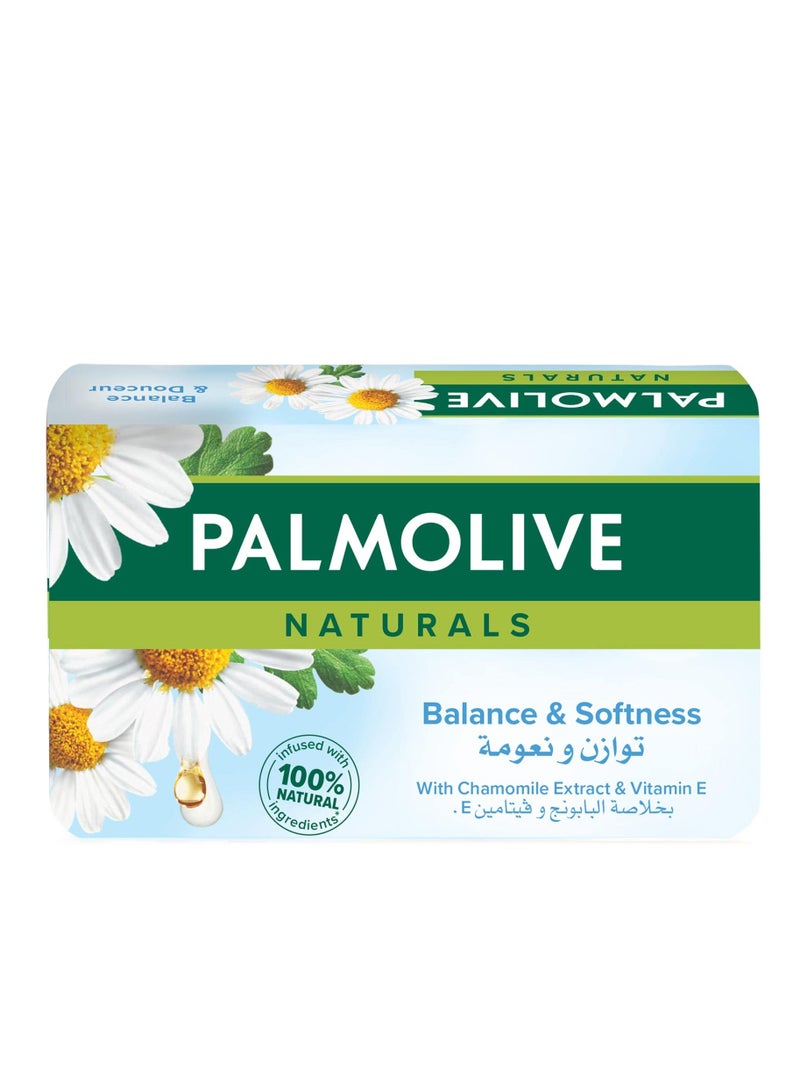 Palmolive Naturals Chamomile & Vitamin E Bar Soap – 8 Pieces, 90g Each