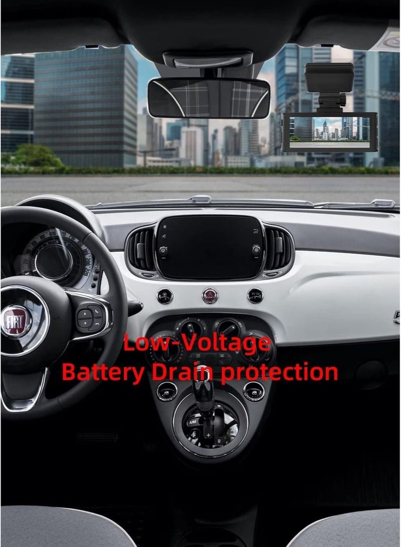 F7N Dash Cam Hardwire Kit,11.5ft Type-C USB-Port Hard Wire Kit for Dashcam,Converts 12V-24V to 5V/2.5A Low Voltage Protection - Image 5
