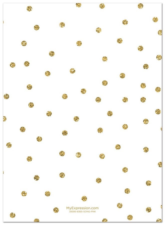 MyExpression.com 24 Cnt Love Song Match Bridal Shower Game (Faux Gold Glitter on PINK) - Image 3