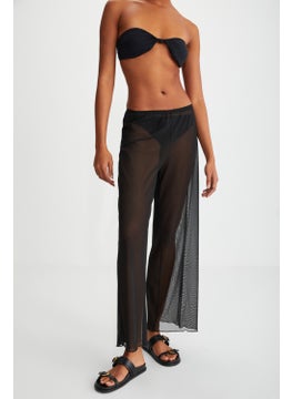 GRIMELANGE Arista Women Summer Tulle Black Pants  - Image 3