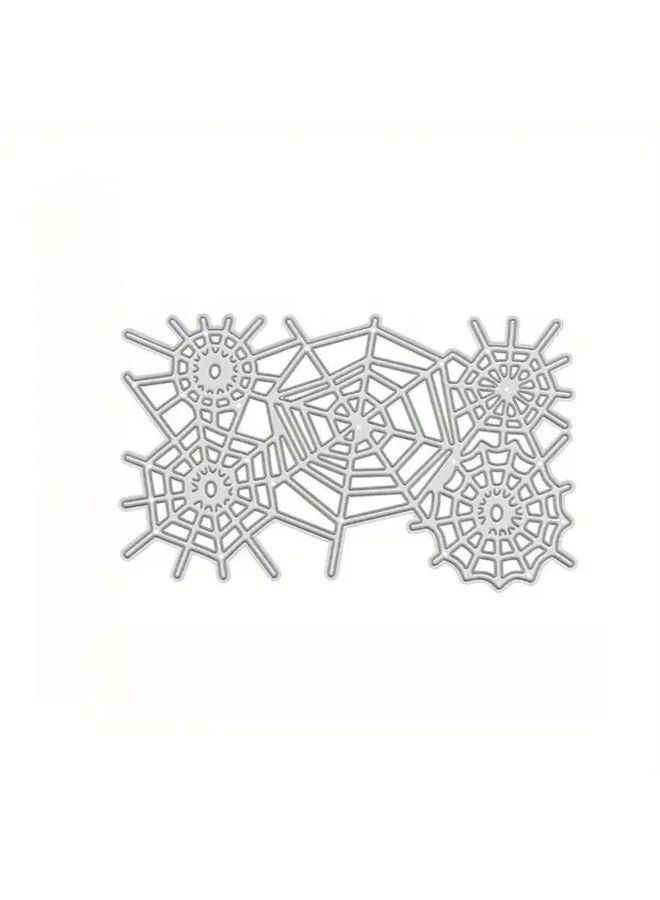 Professional Scrapbook Cutting Dies For Halloween Decorations And Diy Spider Web Party Supplies Silvery - Image 4